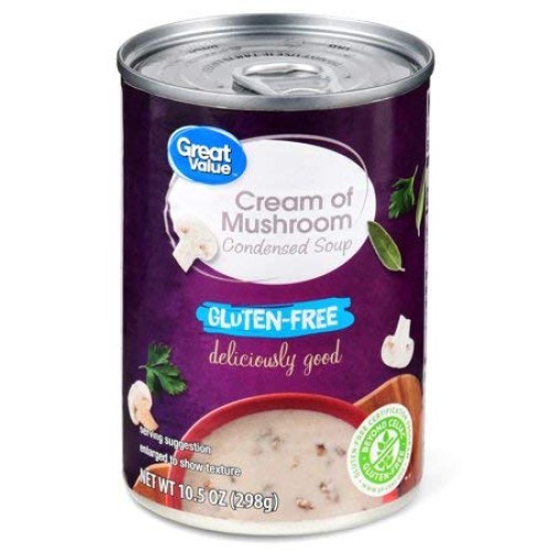 Great Value Cream Of Mushroom Condensed Soup, Gluten-Free, 10.5