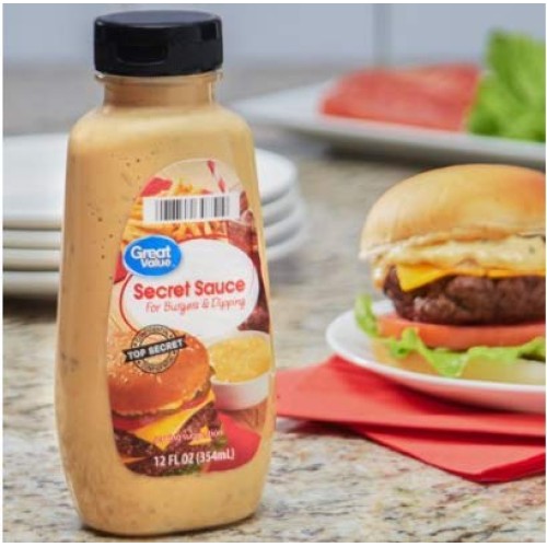 Great Value Secret Sauce For Burgers &Amp; Dipping, 12 Fl Oz