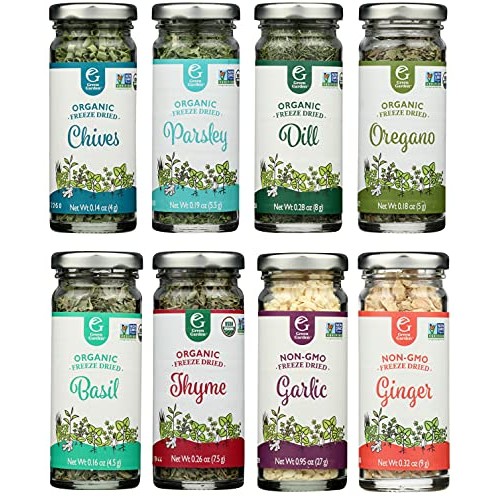 Green Garden Freeze-Dried Herbs Variety Gift Set Collection - Fr...