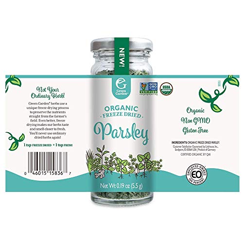 Green Garden Organic Freeze-Dried Parsley, 0.19 Ounces