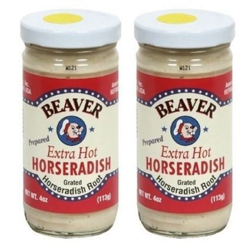 Beaver Horseradish Extra Hot 4Oz Pack Of 2