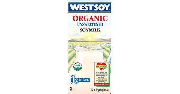 Westsoy Soymilk Unsweetened Organic, Gluten Free, 32-ounce ...