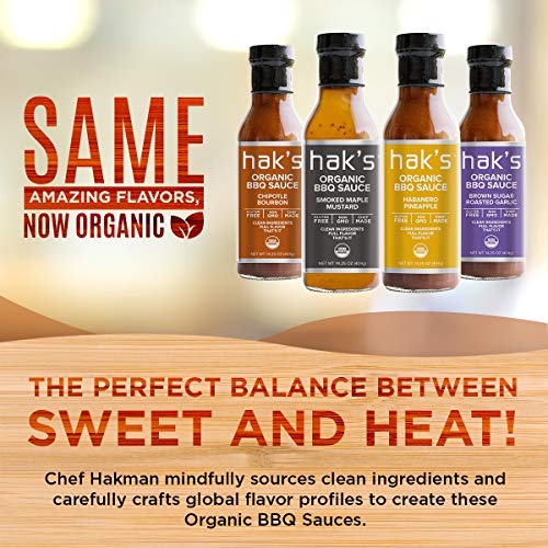 Hak’S Organic Bbq Sauce: Brown Sugar Roasted Garlic - Premium Ch