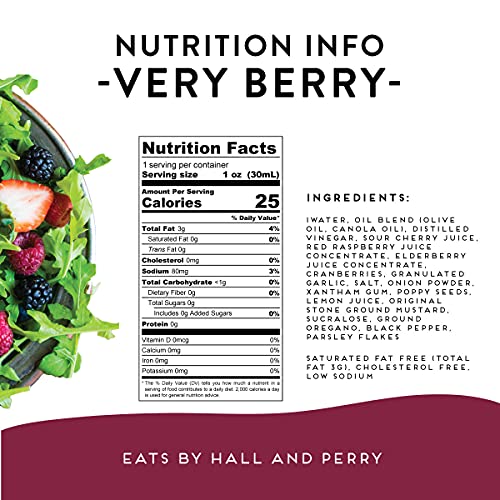 Hall &Amp; Perry Low Calorie, Low Fat, Keto Friendly Lite Salad Dres