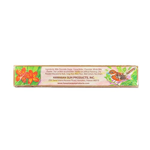 Hawaiian Sun Kona Krunch Chocolate Macadamia Nut Candies 6 Boxes