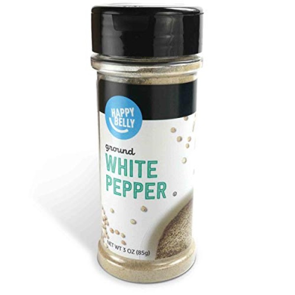 Brand - Happy Belly Black Pepper, Ground, 3 Ounces