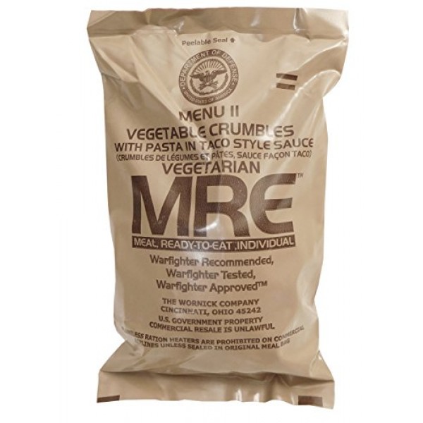 MRE (Meals Ready-to-Eat) Select Your Meal, Genuine US Military