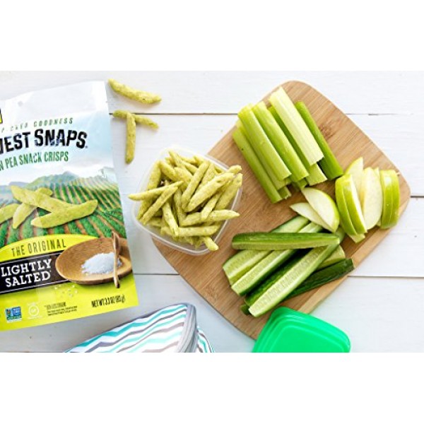 Harvest Snaps Green Pea Snack Crisps, Original, Lightly Salted - 3.3 oz
