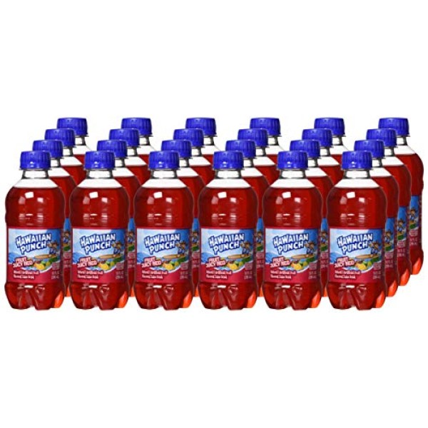 Hawaiian Punch Fruit Juicy Red Juice Drink 10 oz Bottles