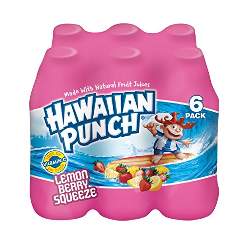 Hawaiian Punch Lemon Berry Squeeze, 10 Fl Oz Bottles, 6 Count P