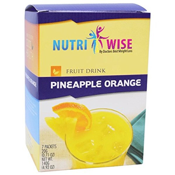 HealthWise Pineapple Orange Protein Drink (Seven Packets)