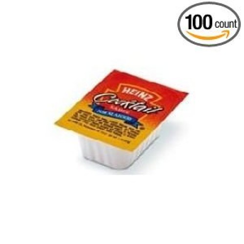 Heinz Cocktail Sauce Single Serve 1 Oz Dunk Cups, Pack Of 100