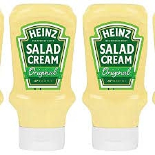 Heinz United Kingdom Salad Cream Squeeze Top Down 425-Gram 2-P