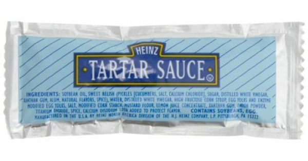 Portion Pack Tartar Sauce, 0.42-Ounce Single Serve Packages