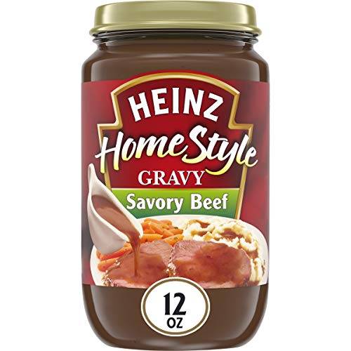 Heinz Homestyle Savory Beef Gravy 12 Oz Jars, Pack Of 12