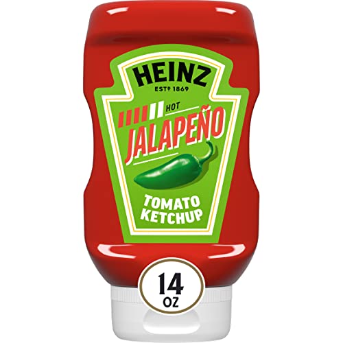 Heinz Jalapeno Tomato Ketchup Blended with Jalapeno 14 oz Bottle