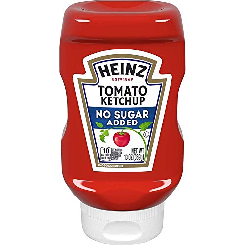 Heinz Tomato Ketchup, No Sugar Added, 13 Ounces Pack Of 2