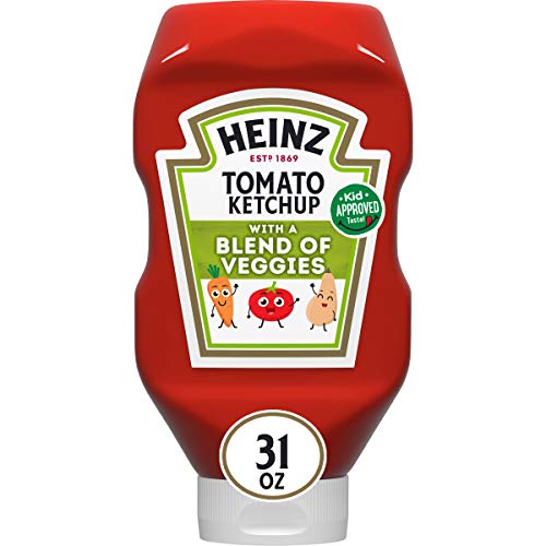 Heinz Tomato Ketchup With A Blend Of Veggies, 31.0 Oz