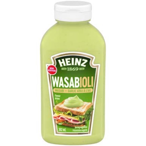 Heinz Wasabioli Sauce Wasabi &Amp; Garlic Aioli 362Ml/12 Fl. Oz.,