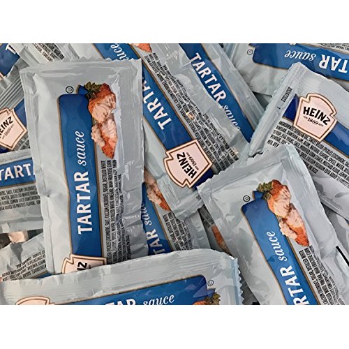 50 Individual Heinz Tartar Sauce Single Serve Packets