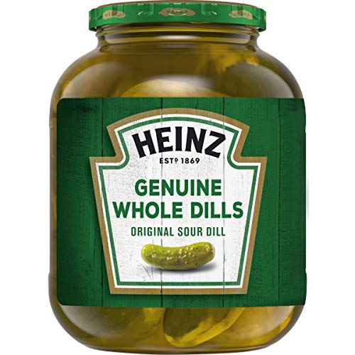 Heinz Genuine Whole Dill Pickles 46 Oz Jar