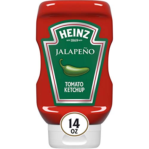 Heinz Ketchup With Jalapeno 14 Oz Bottles, Pack Of 6