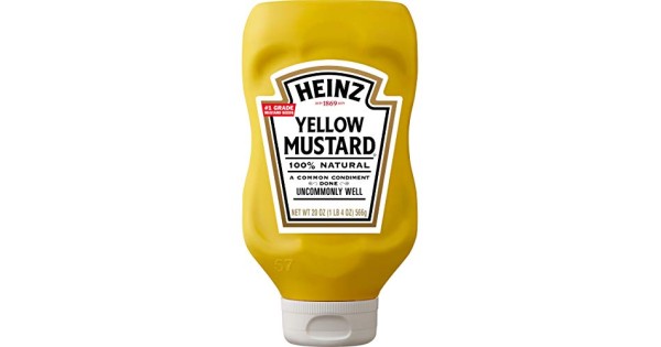 Heinz Yellow Mustard, 20 oz Bottle