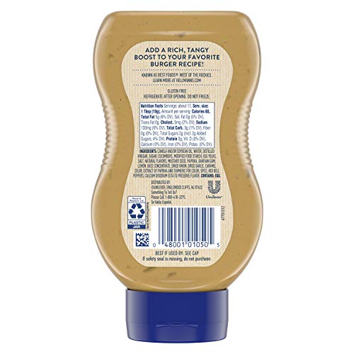 Hellmann’S Classic Burger Sauce Condiment 11 Oz