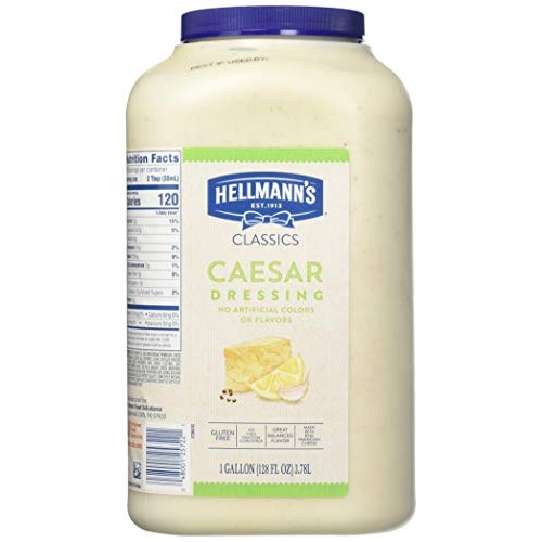 Hellmanns Classics Caesar Salad Dressing Jug Gluten Free, No Ar