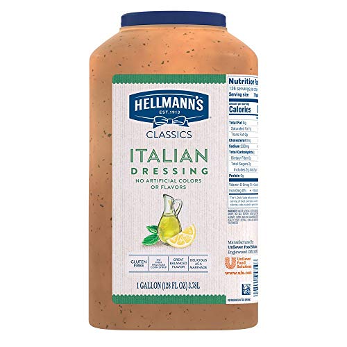 Hellmanns Classics Italian Salad Dressing Jug Gluten Free, No A