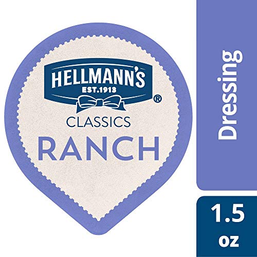 Hellmanns Classics Ranch Dressing Dip Cups Gluten Free, No Arti