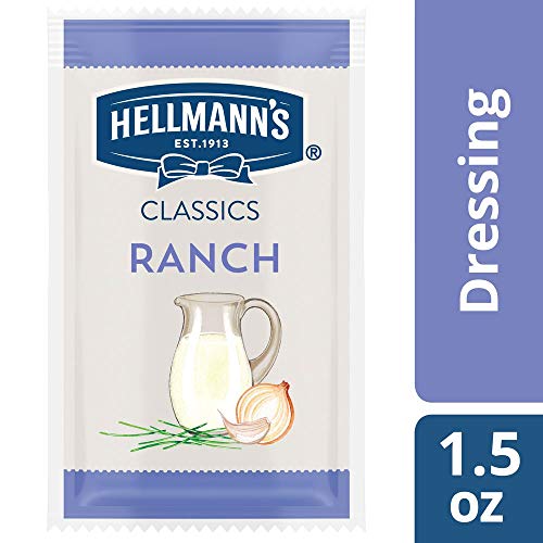 Hellmanns Classics Ranch Salad Dressing Portion Control Sachets