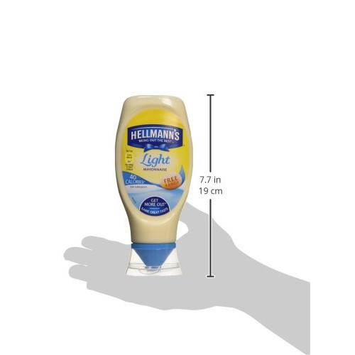 Hellmanns Light Mayonnaise Squeezy 430G