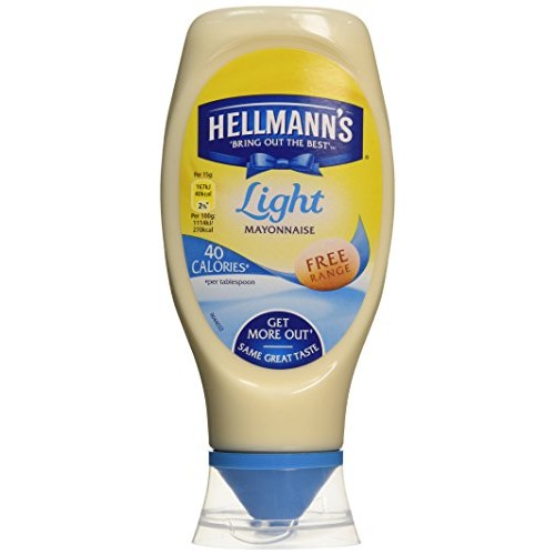 Hellmanns Light Mayonnaise Squeezy 430G