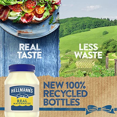 Hellmanns Mayonnaise Real Mayo For A Creamy Condiment For Sandw...