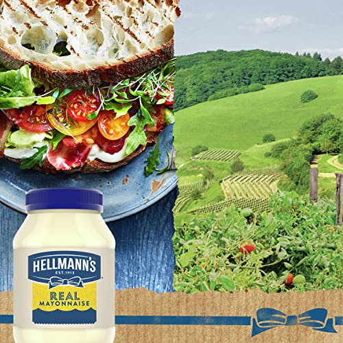 Hellmanns Mayonnaise Real Mayo For A Creamy Condiment For Sandw...