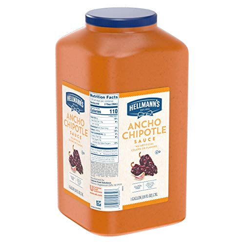 Hellmanns Real Ancho Chipotle Sauce Jug Vegetarian, Gluten Free