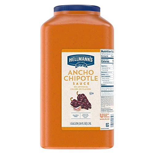 Hellmanns Real Ancho Chipotle Sauce Jug Vegetarian, Gluten Free