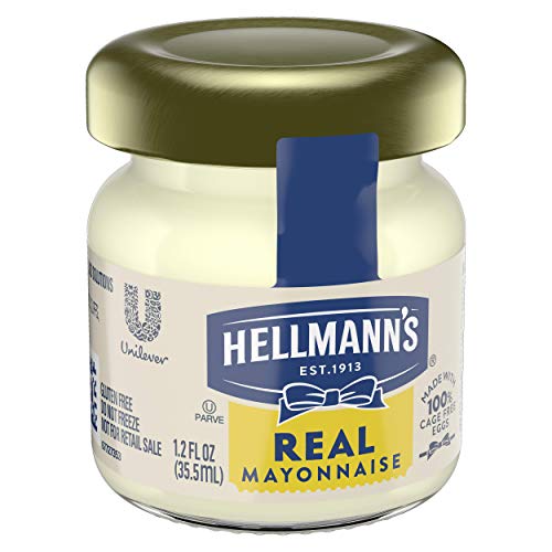 Hellmanns Real Mayonnaise Mini Jars Made With 100% Cage Free Eg