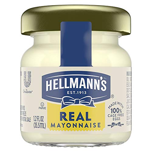 Hellmanns Real Mayonnaise Mini Jars Made With 100% Cage Free Eg