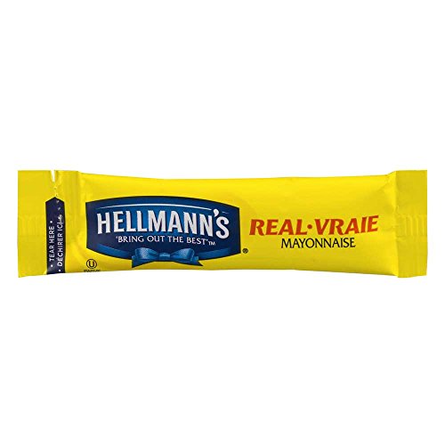 Hellmanns Real Mayonnaise Stick Packets, 0.38 Ounce 210 Counts P