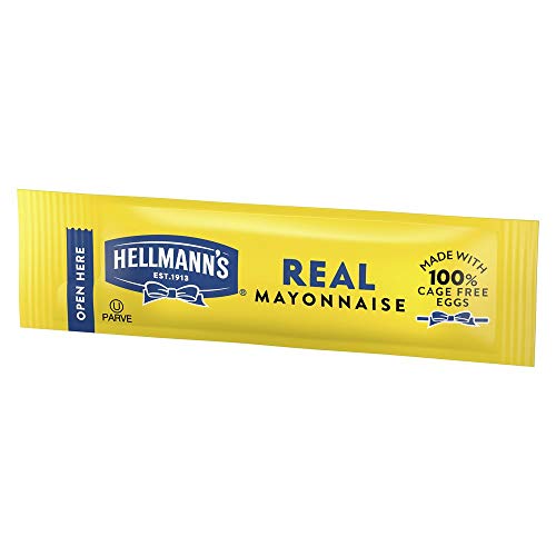 Hellmanns Real Mayonnaise Stick Packets Easy Open, Made With 10