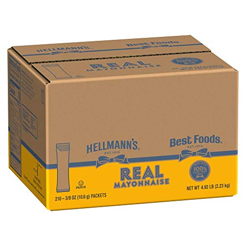 Hellmanns Real Mayonnaise Stick Packets Easy Open, Made With 10