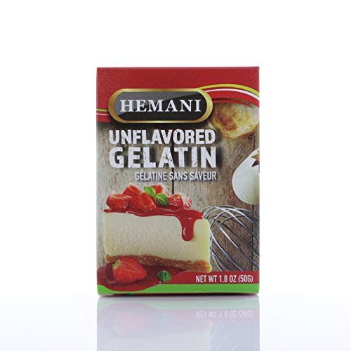 Unflavored Vegetarian Gelatin 1.8 Oz 50G | 100% Halal, Kosher,