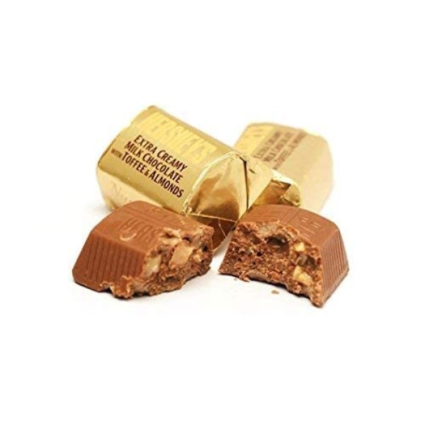 Hersheys Gold Nuggets Extra Creamy Milk Chocolate Covered Toffe