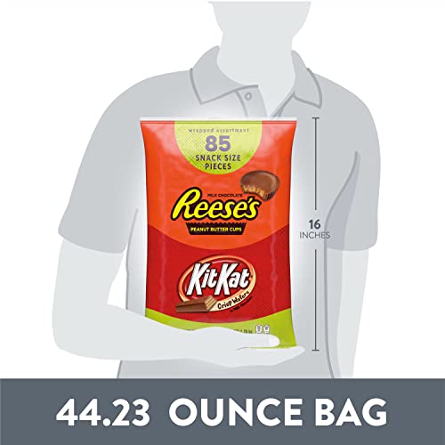 REESES and KIT KAT Milk Chocolate Assortment Snack Size, Easter...