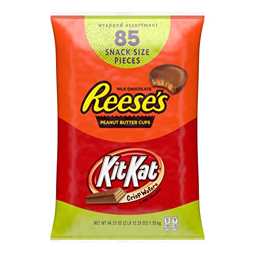 REESES and KIT KAT Milk Chocolate Assortment Snack Size, Easter...