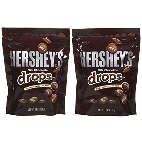 Hersheys Milk Chocolate Drops Pouch - 8 oz - 2 pk