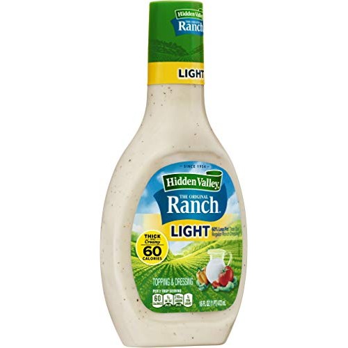 Hidden Valley Original Ranch Light Salad Dressing &Amp; Topping, Glu