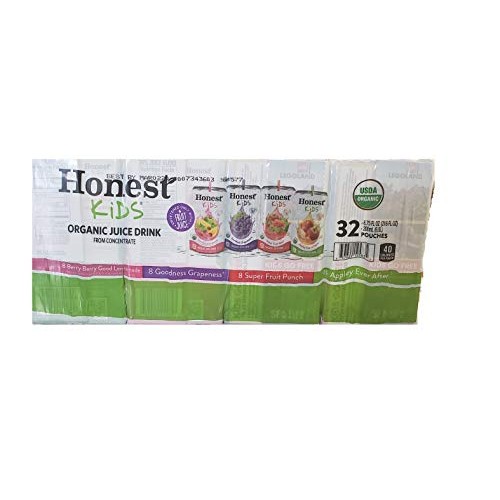 Honest Kids Honest Kids Organic Juice Boxes, 6 Fl Oz, Pack Of 40